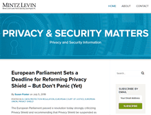 Tablet Screenshot of privacyandsecuritymatters.com